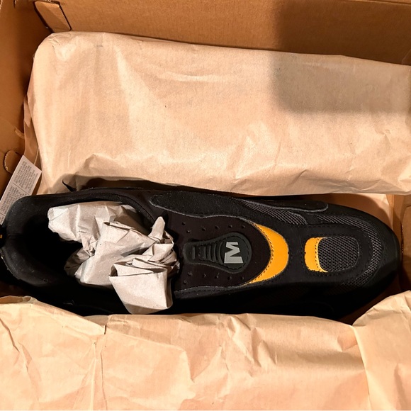 NEW Men’s 10.5, 1TRL Merrell X NMC Moc Speed Streak Evo SE X in Black/Amber - Picture 3 of 11